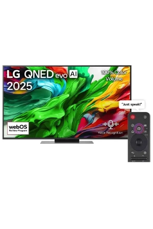 LG 55 Inch QNED evo AI Mini LED 4K Smart TV, α8 AI Processor Gen2, 120Hz Native, 144Hz VRR, Dolby Vision, webOS 25, AI Magic Remote, 55QNED86A6A (2025 Model) - Black