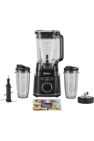 Ninja Detect Power Blender Pro & Single Serve 1200W Blender TB301ME – 2-in-1 Kitchen Blender with 2.1L Jug, 2 Single-Serve Cups, Auto Detect Technology, Black, 2-Year Warranty
