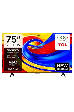 TCL 75 Inch P71L 4K QLED Smart Google TV (2026 Model) | AiPQ Processor | Dolby Vision | HDR10+ | DTS Virtual:X | Game Master | 75P71L