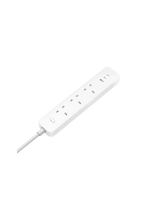 Xiaomi 20W Power Strip 2C1A – 3 AC Outlets, 2 USB-C + 1 USB-A Ports, Fast Charging, 1.4m Cable