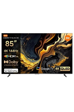 Xiaomi TV Max 85 Inch 2025 4K QLED Smart TV – Quantum Dot Display, 144Hz Refresh Rate, Dolby Vision, Dolby Atmos, AI Processor, Google TV