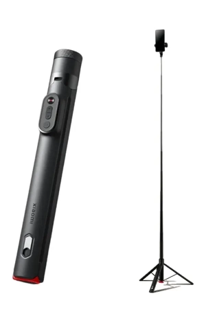 Xiaomi Zoom Floor Selfie Stick Tripod 62-Inch – Adjustable Bluetooth Selfie Stick, Portable Phone Tripod with Wireless Remote