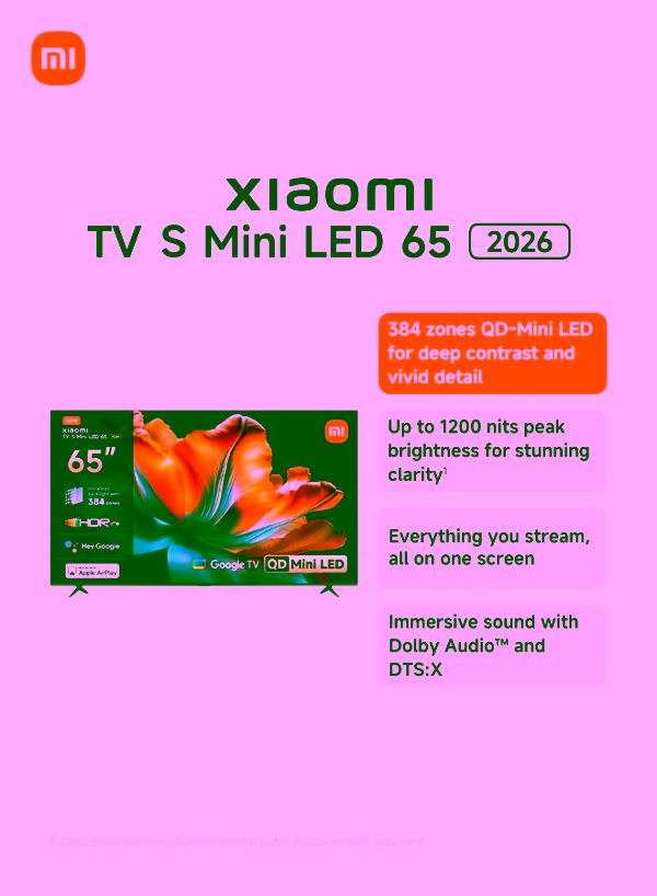 Xiaomi TV S Mini LED 65 Inc