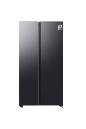Samsung Side By Side Refrigerator, 655L, Black Doi, RS70F65Q1FAE
