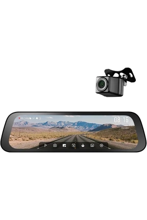 70mai S500 Rearview Dash Cam 3K HDR Dual-Channel with 9.35″ Touch Screen