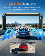 4K Front & Rear Dash Cam