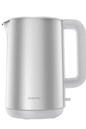 Xiaomi Double Wall Electric Kettle 1.7L, 1800W, 316L Stainless Steel Interior, Silver – MJDSH07YM-A