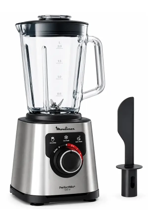 Moulinex PerfectMix+ LM871D10 High-Speed Blender 1200W, 2L Glass Jar, Powelix Blades, Auto-Clean